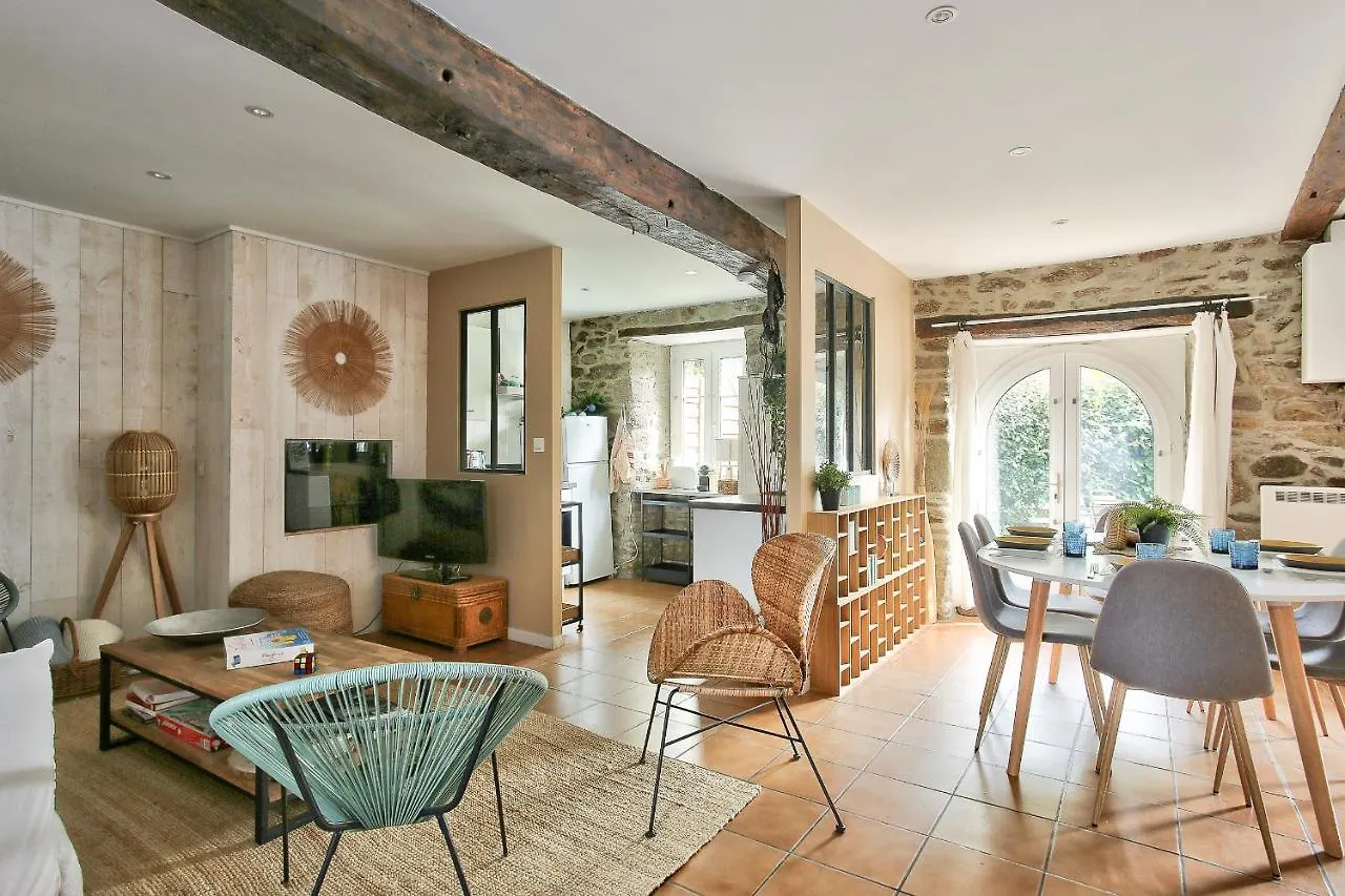 600M Plage Saint-Suliac- Maison Bretonne Pour 4 0*, Saint-Suliac Francia